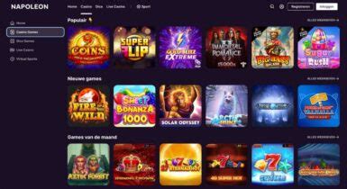 Napoleon Games Casino Review 2024 .